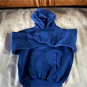 Extra Small Blue Yeezy x Gap Hoodie